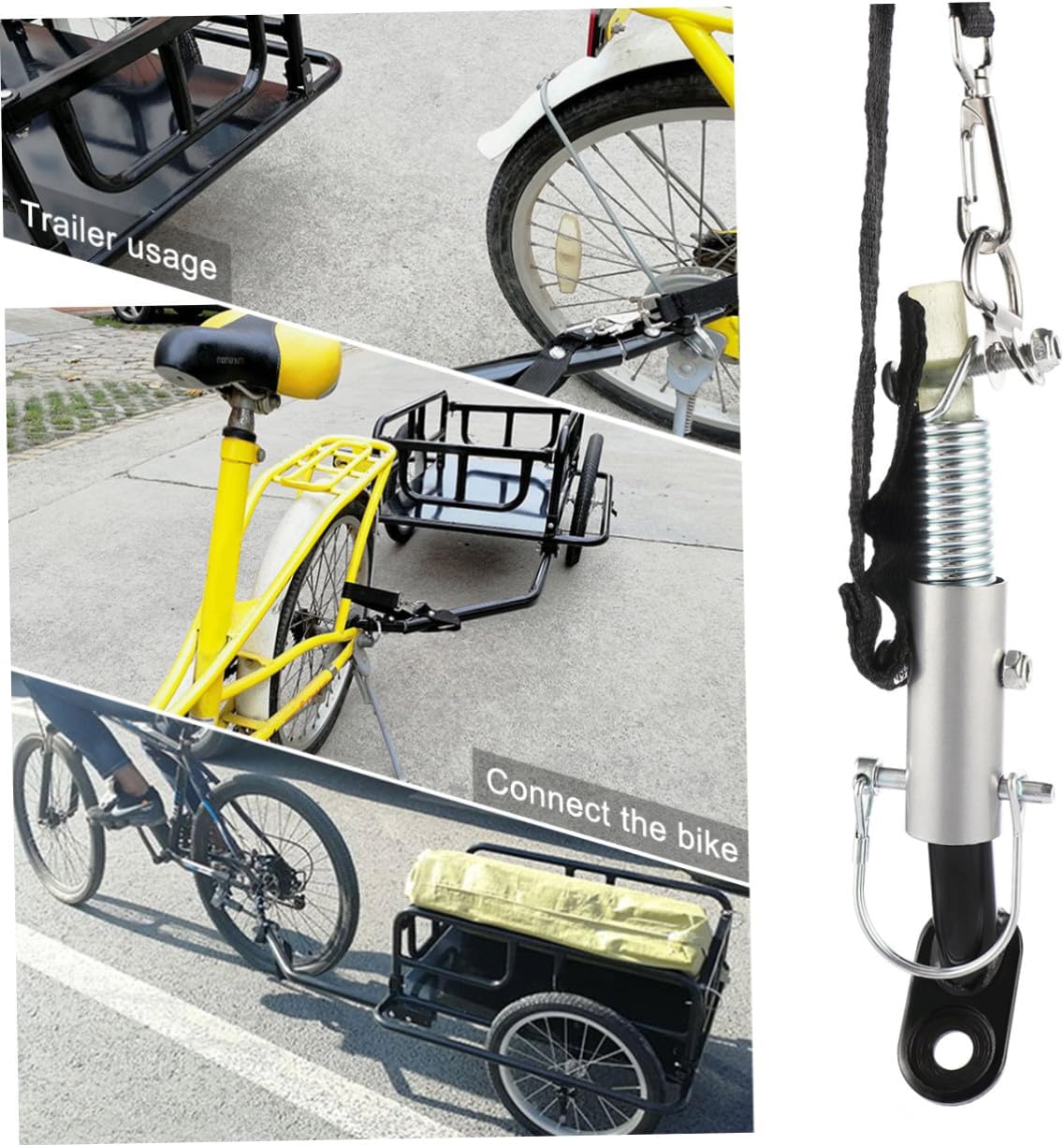 HANABASS 2pcs Bike Trailer Adapter Bike Trailer Connector Bike Trailer Coupler Bike Trailer Attachment Trailer