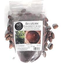 Organic Belizean Powdered Cacao - 200g/7.05oz - Whole Bean Cocoa Powder - Superfood Hot Chocolate | Baking | Smoothies | Pancake Batter | Chocolate Sauce