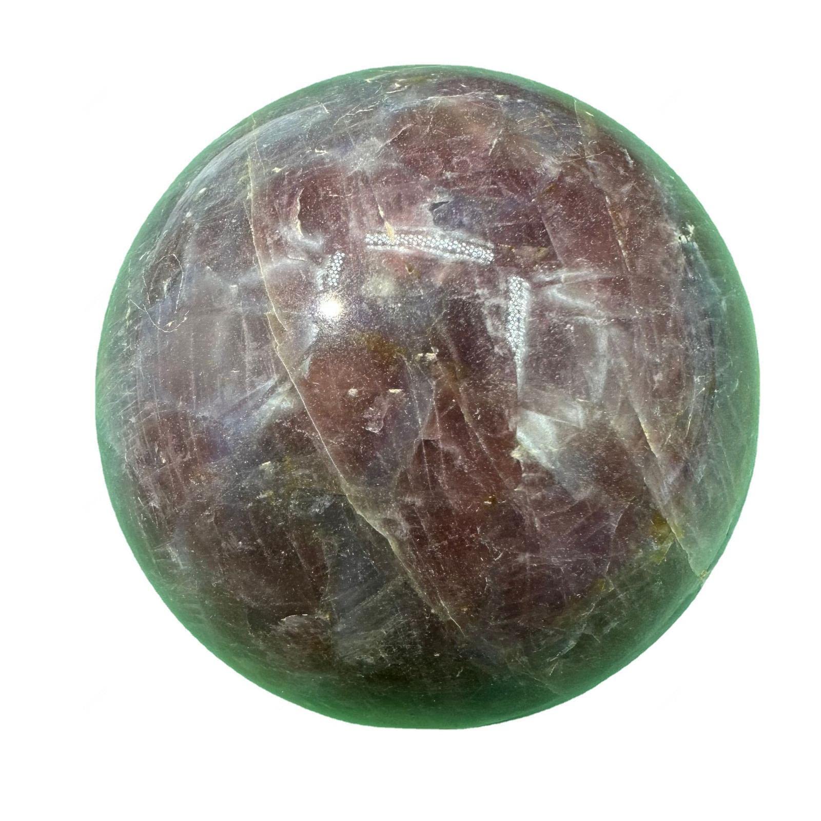 ICXLPMC Amethyst Ball 40-60mm Crystal Stone for, Carved Polished Sphere Spiritual Ornament Home Office Decor