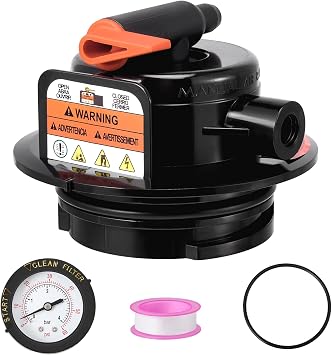 DEX2420MAR2 Manual Air Relief Assembly, 2420MAR2 Air Relief Valve Compatible with Hayward DE and Cartridge Pool Filter - Works with Pro Grid, Swim Clear and Swimclear Cartridge Filters