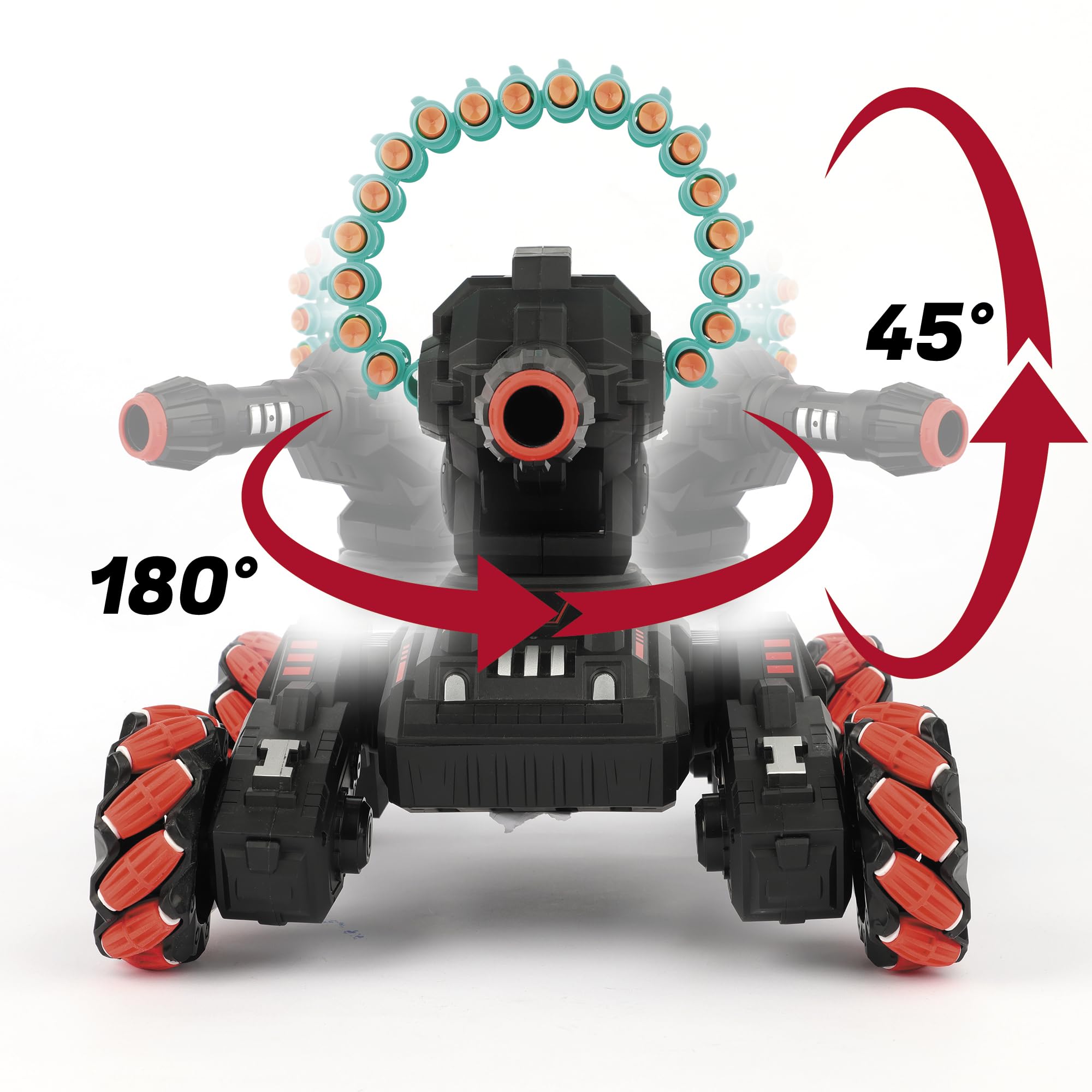 Nerf Car RC Dart Shooting Tank Remote Control Battle Car Tankist