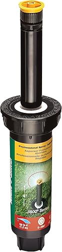 Miniatura 13 de Rain Bird 1812AP - Aspersor profesional desplegable, patrón ajustable de 0 grados a 360 grados, distancia de pulverización de 8 pies a 15 pies