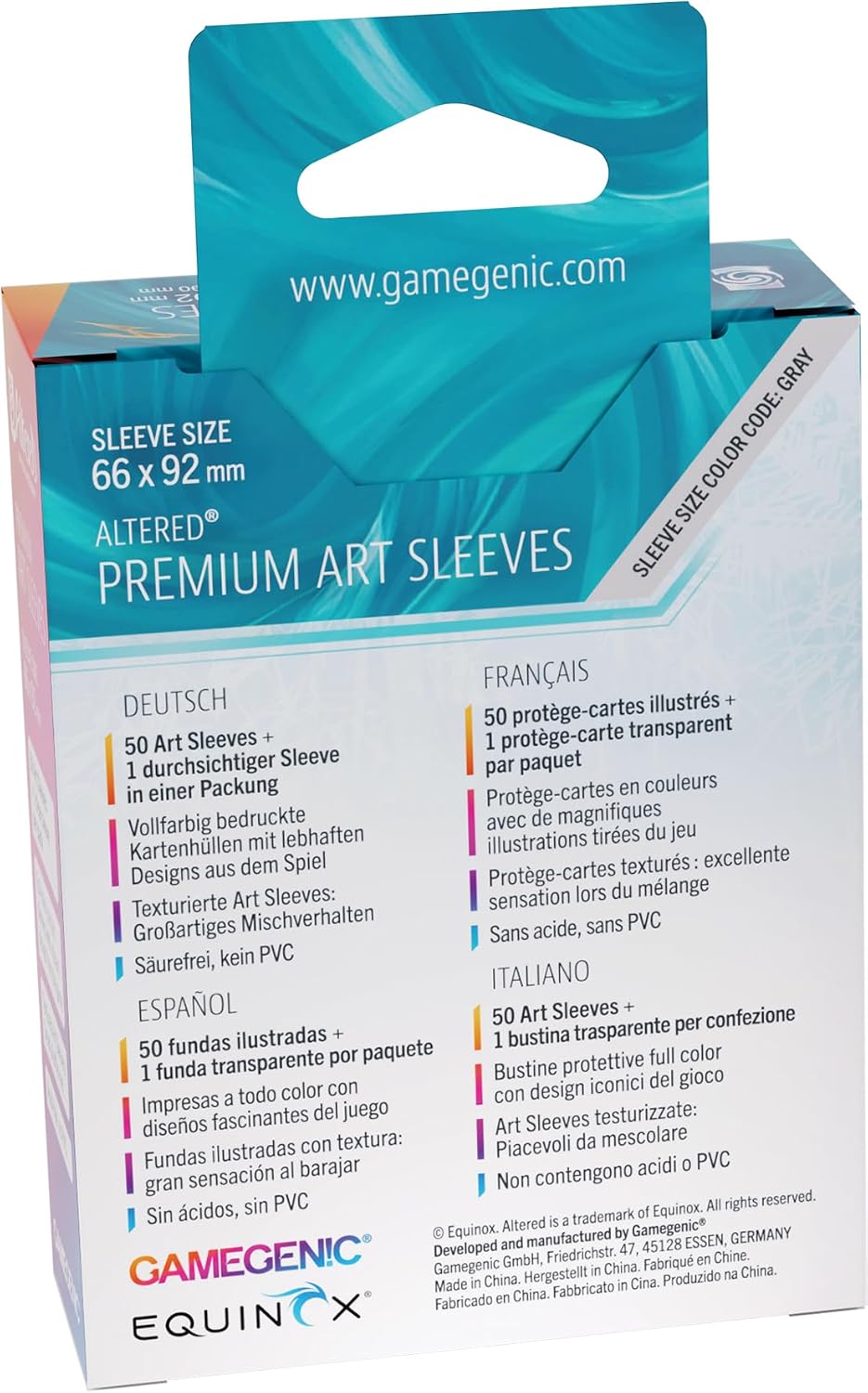 Altered Ice Storm Prime PLAYMAT - Officially Licensed, Ultrafine Surface, Anti-Slip, Full-Color Art Print, Soft Cushioned TCG Game Mat, 61x35cm, Made by Gamegenic