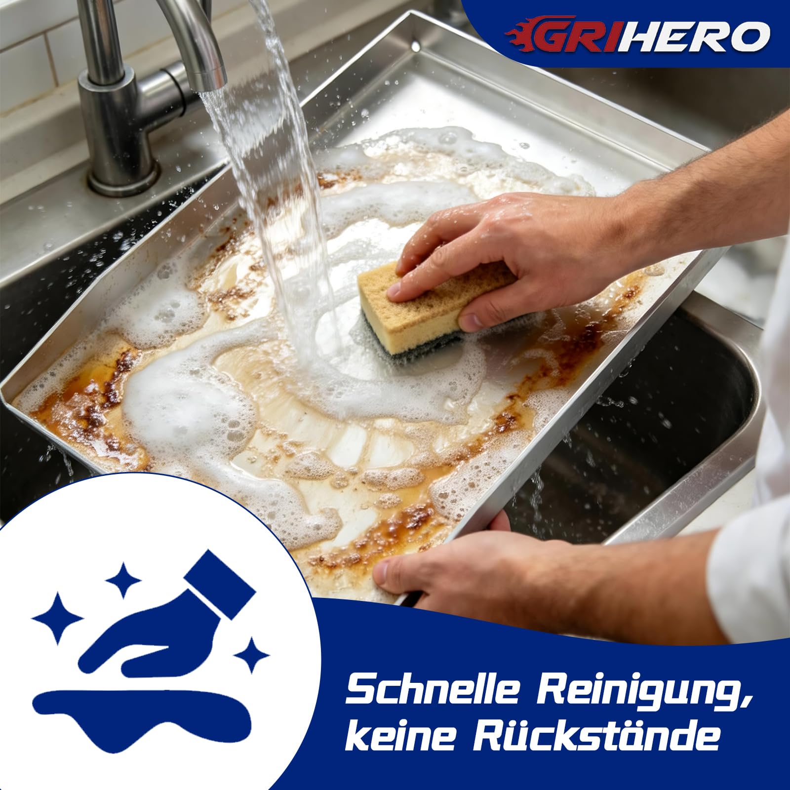 40x30CM Edelstahl Plancha Grillplatte mit Grillspachtel Schaber set | 4mm starkem Universal Plancha für Gas Gasgrill und Holzkohlegrills