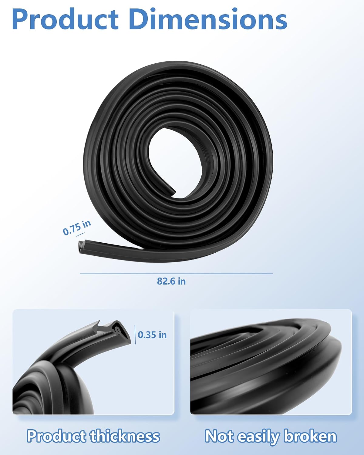 KDTE104DSS0 KDTE254ESS2 KDTE104ESS3 Door Seal Fit for KitchenAid Maytag