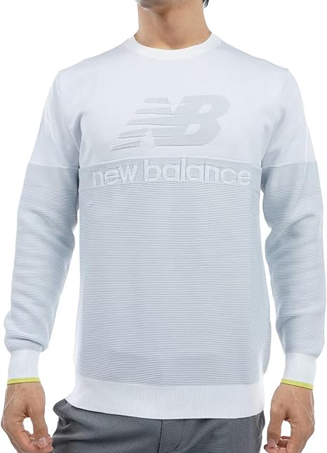 Amazon | [ニューバランス] ゴルフ [メンズ] クルーネックニット (12G