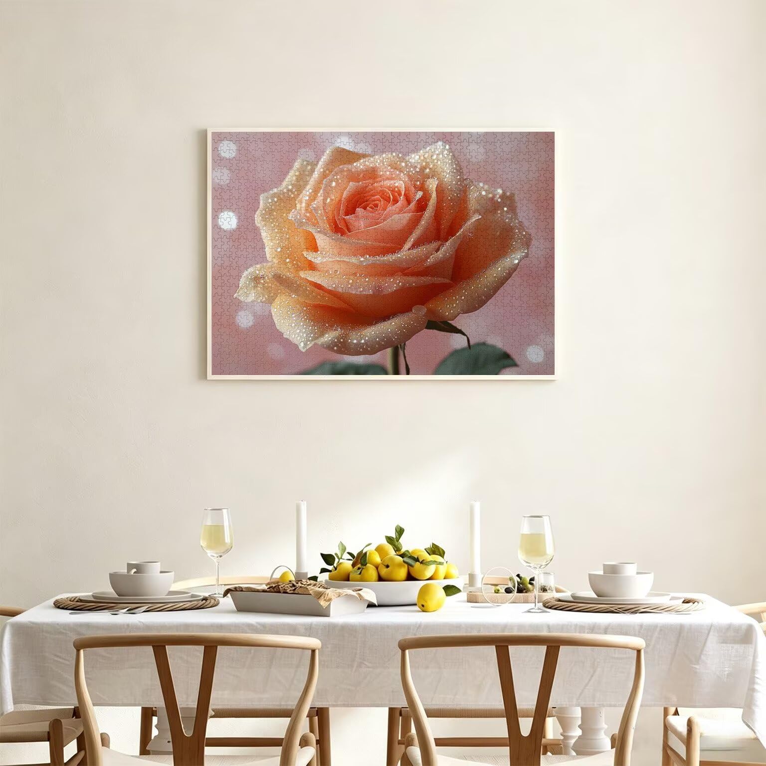 5000 sztuk puzzli dla dorosłych, gry rodzinne, roślina róża, n-875