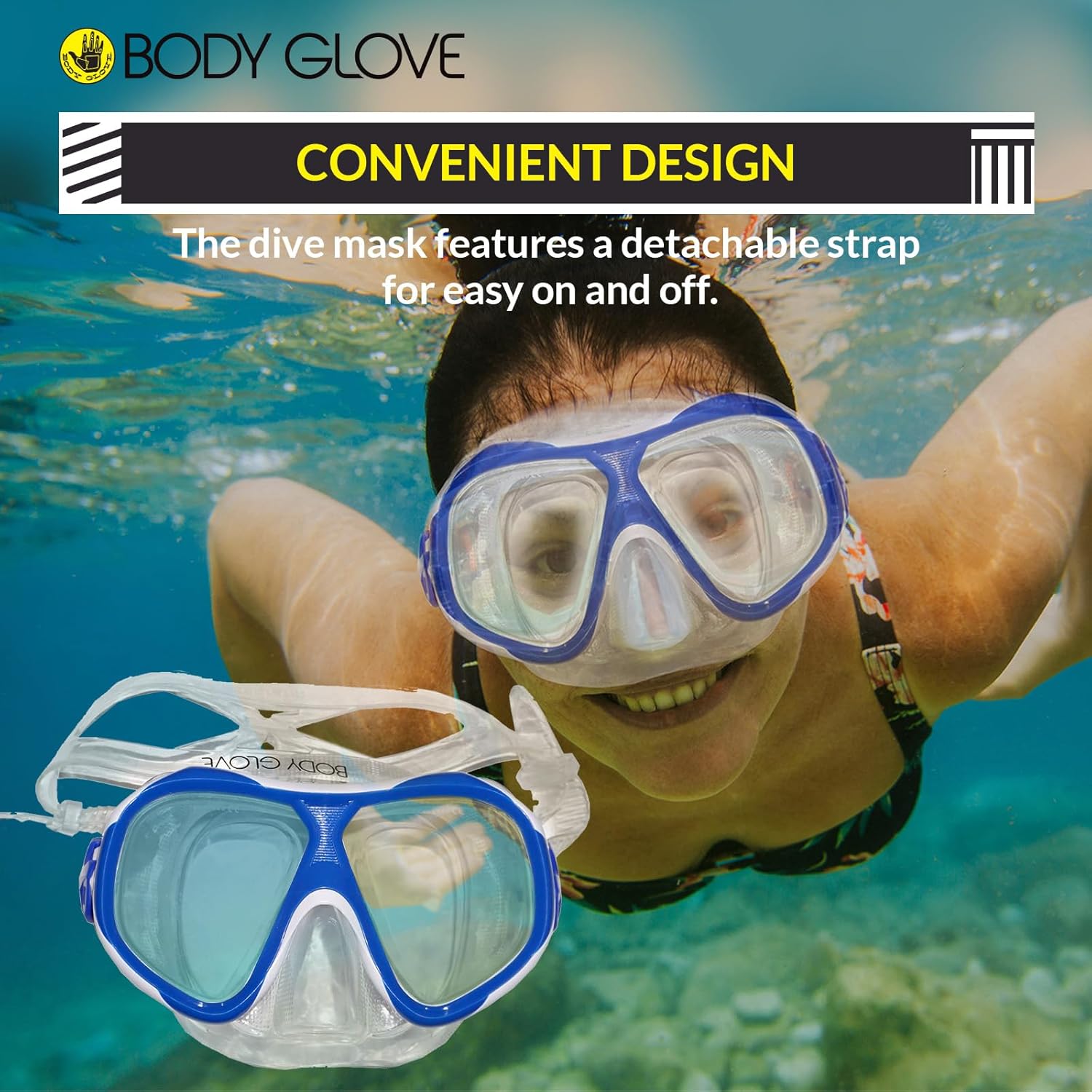 Body Glove Enlighten II Adult Dive Mask