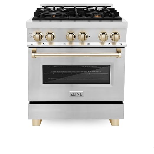 ZLINE Autograph Edition 30 in. 4.0 cu. ft. Legacy Dual
