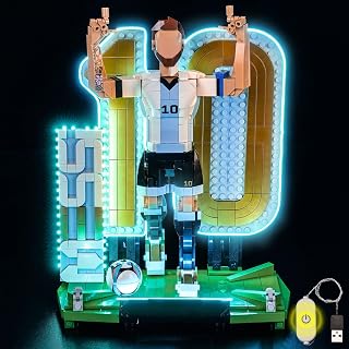 LocoLee Light kit Compatible with Lego 43015 Lionel Messi – Soccer Legend (Not Actual Model Only Lights) LED Lighting Accessories Compatible with Lego Editions (Lights for 43015)
