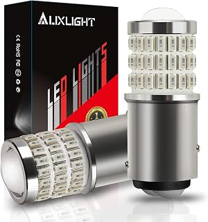 AUXLIGHT 2057 1157 2357 7528 2057A 1157A 2357A LED Bulbs Brilliant Red, Ultra Bright 57-SMD LED Replacement for Brake/Tail Lights, Blinker Lights, Turn Signal/Parking or Running Lights (Pack of 2)