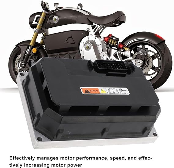 Electric Motor Controller Brushless, 72V Brushless DC Motor Controller DK72550T Sine Controller for QS Motor Electric Motorcycle Mobility Scooter 8000W