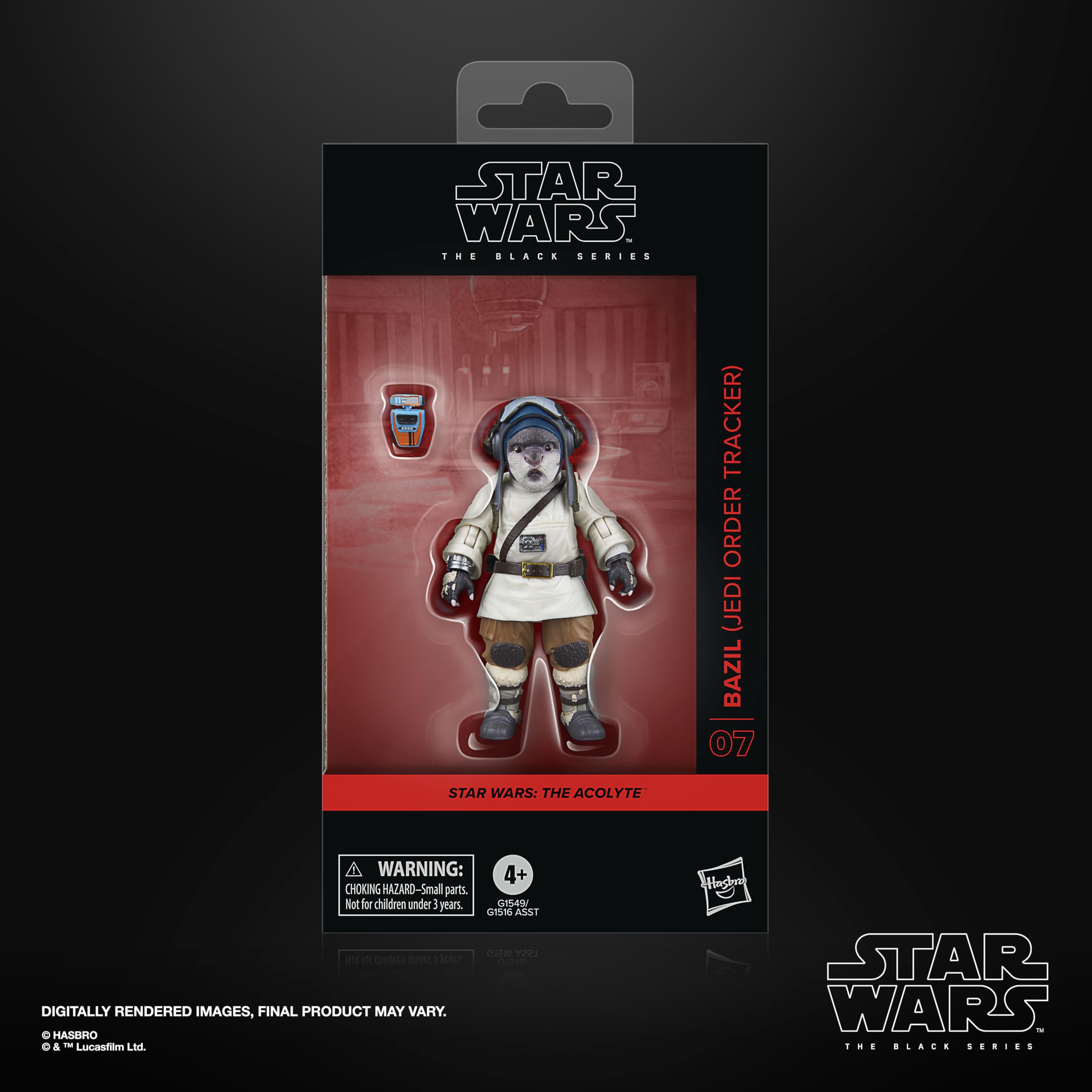 Star Wars Hasbro The Black Series, Bazil (Tracciatore Ordine Jedi), action figure collezionabile per adulti ispirata alla serie The Acolyte, da 15 cm