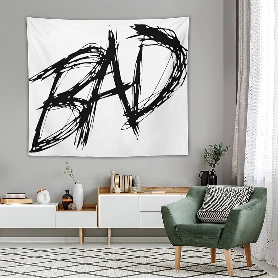 Amazon.co.jp: XXXTentacion Bad Logo タペストリー 壁掛け