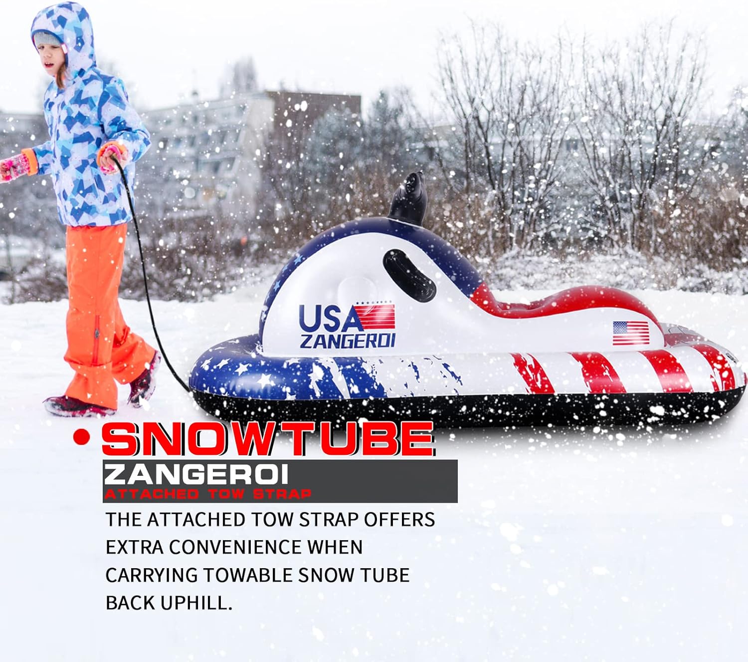 Snow Tube Tubes for Sledding Sled Kids Snowmobile Airplane
