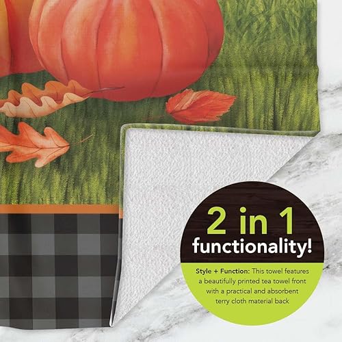 Miniatura 3 de Briarwood Lane Toalla de mano de gnomos de Acción de Gracias 26" x 18"