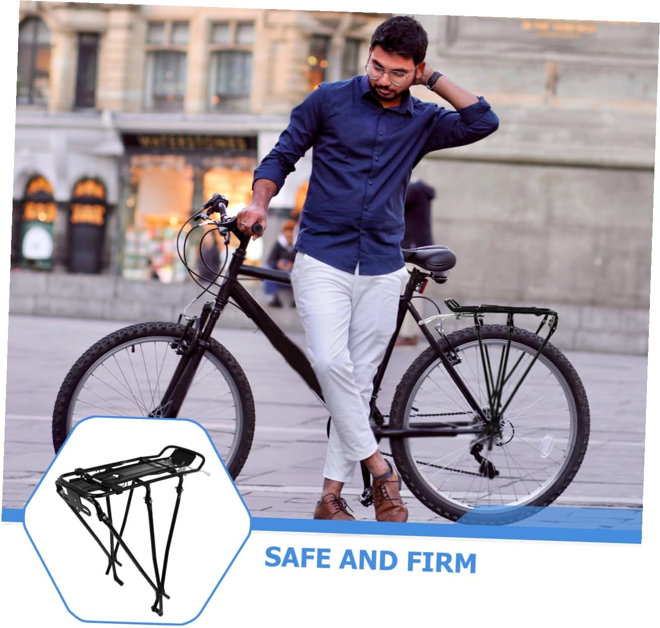 Bicycle Rear Rack Luggage Racks Bike Accessories Car Mountain Bike Cargo Bike Back Bike