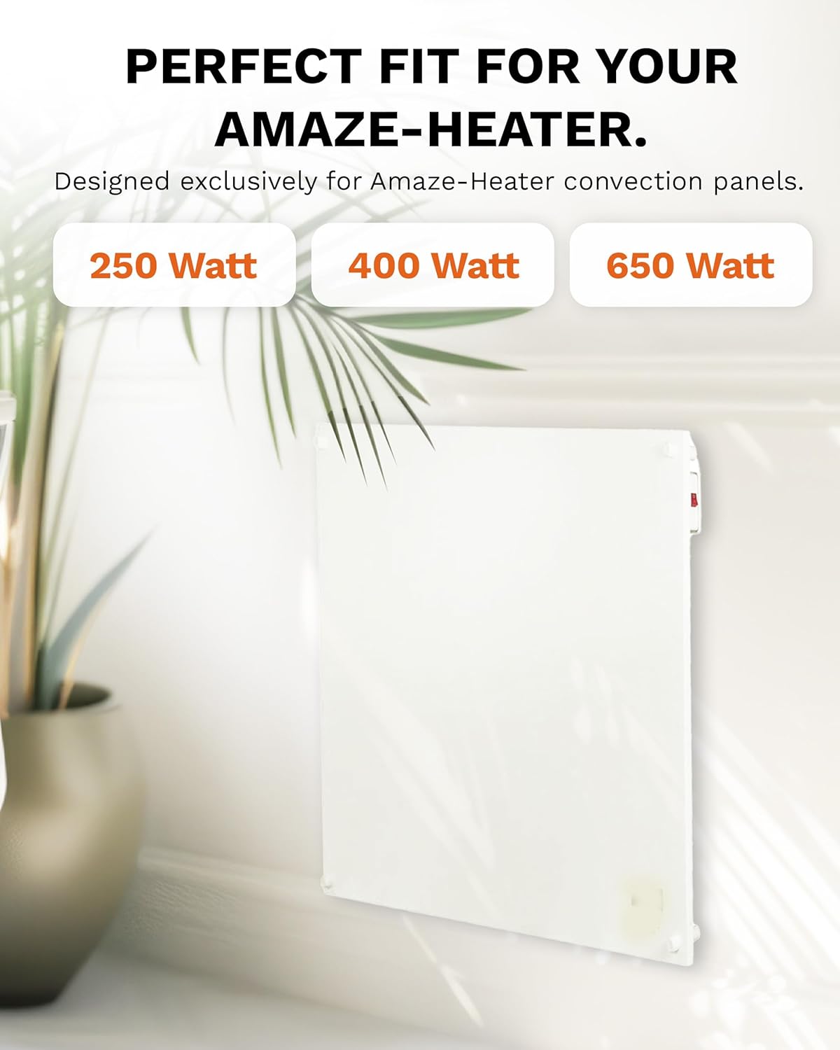 Amaze Heaters EzyMount Stand – Drill-Free Stand for Heaters for Indoor Use – Feet for Electric Heater Indoor for Portability – Compatible with 250W/400W/600W Models