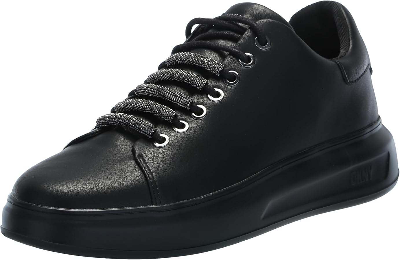 Amazon.com | DKNY Womens Jamiah Sneaker, Black, 6.5 | Fashion Sneakers