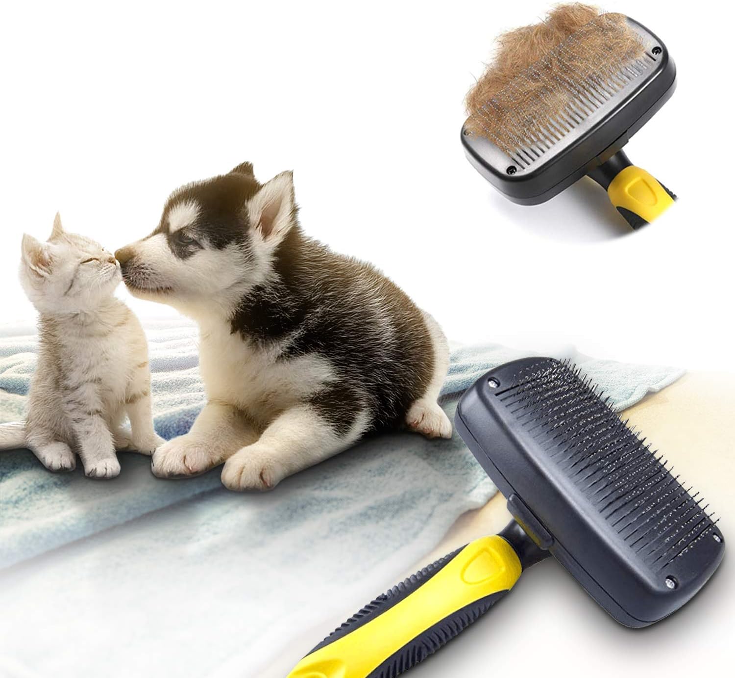 Dog Brush - Cat Brush - Pet Grooming Brush - Best Brush for Sheeding - Brush for Grooming - Shedding Tool - Deshedding Brush - Dog Brush…