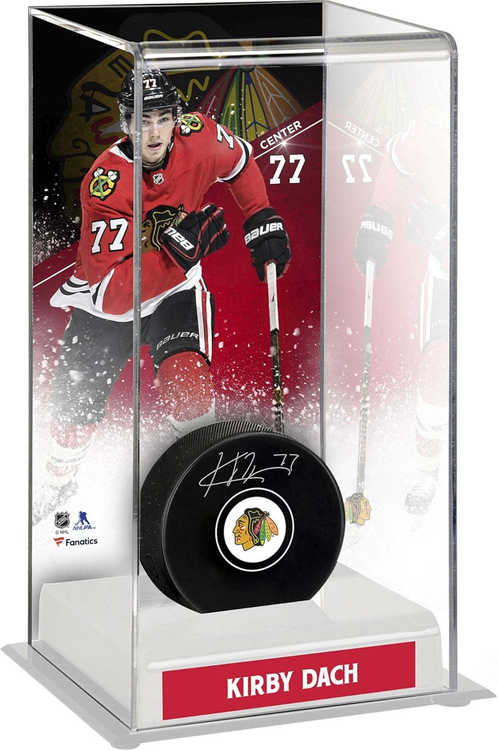 Amazon スコット・Darling Chicago BlackhawksデラックスTall Hockey Puckケース