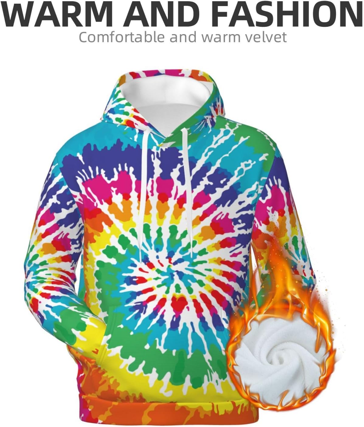 Hoodie Lightweight Trendy Hoodies Fleece Liner Pullover Hooded Pocket Sweatshirt for Men Women Casual Gym - Image 4