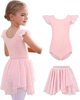 Long Skirt Ballet Dance Leotards for Toddler Girls Ballerina Outfit Dress - Buy now