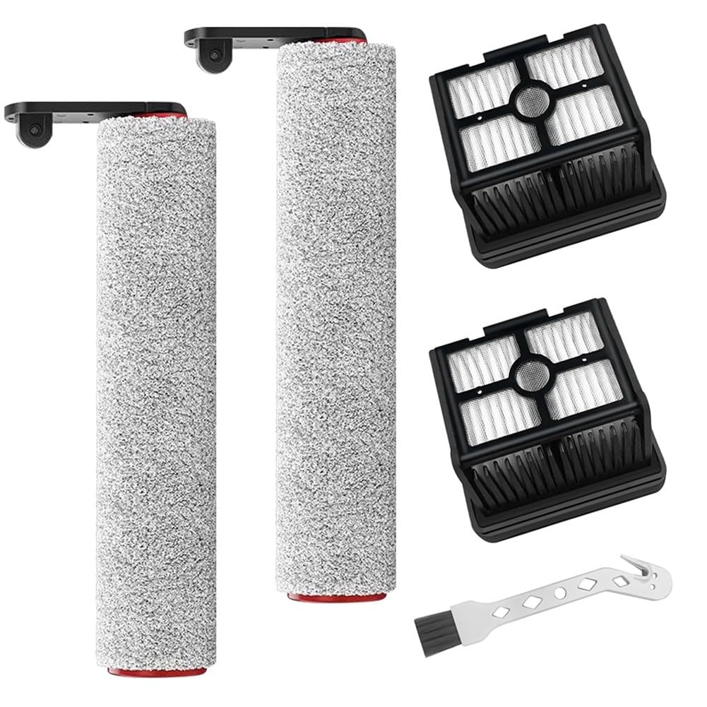 Brosses pour H12 Pro et H12 Dual : lot de 5 rouleaux de rechange pour aspirateur laveur