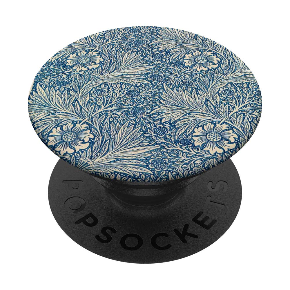 William Morris Violet Marigold Wallpaper Art Deco Nouveau PopSockets PopGrip: Swappable Grip for Phones & Tablets