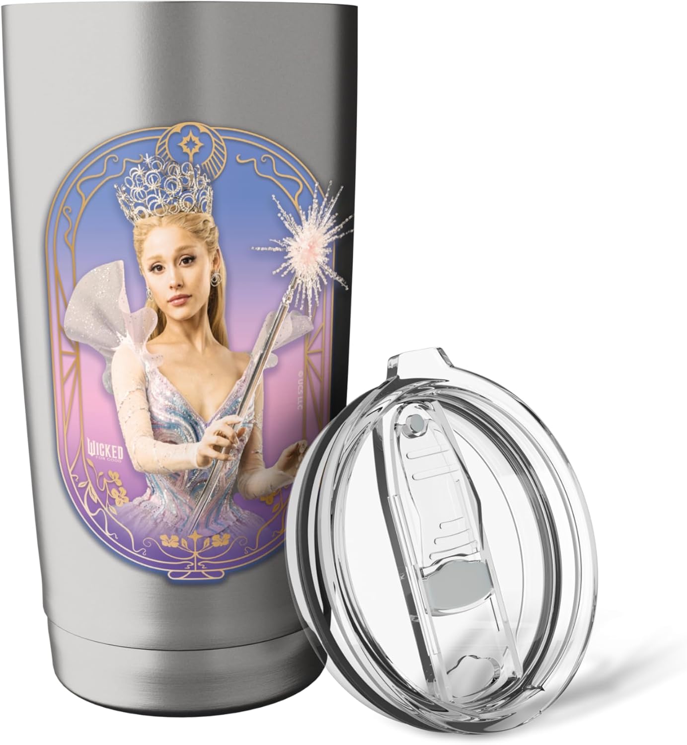 Wicked: For Good Glinda Sparkling Wand Stainless Steel Insulated Tumbler - Image 5