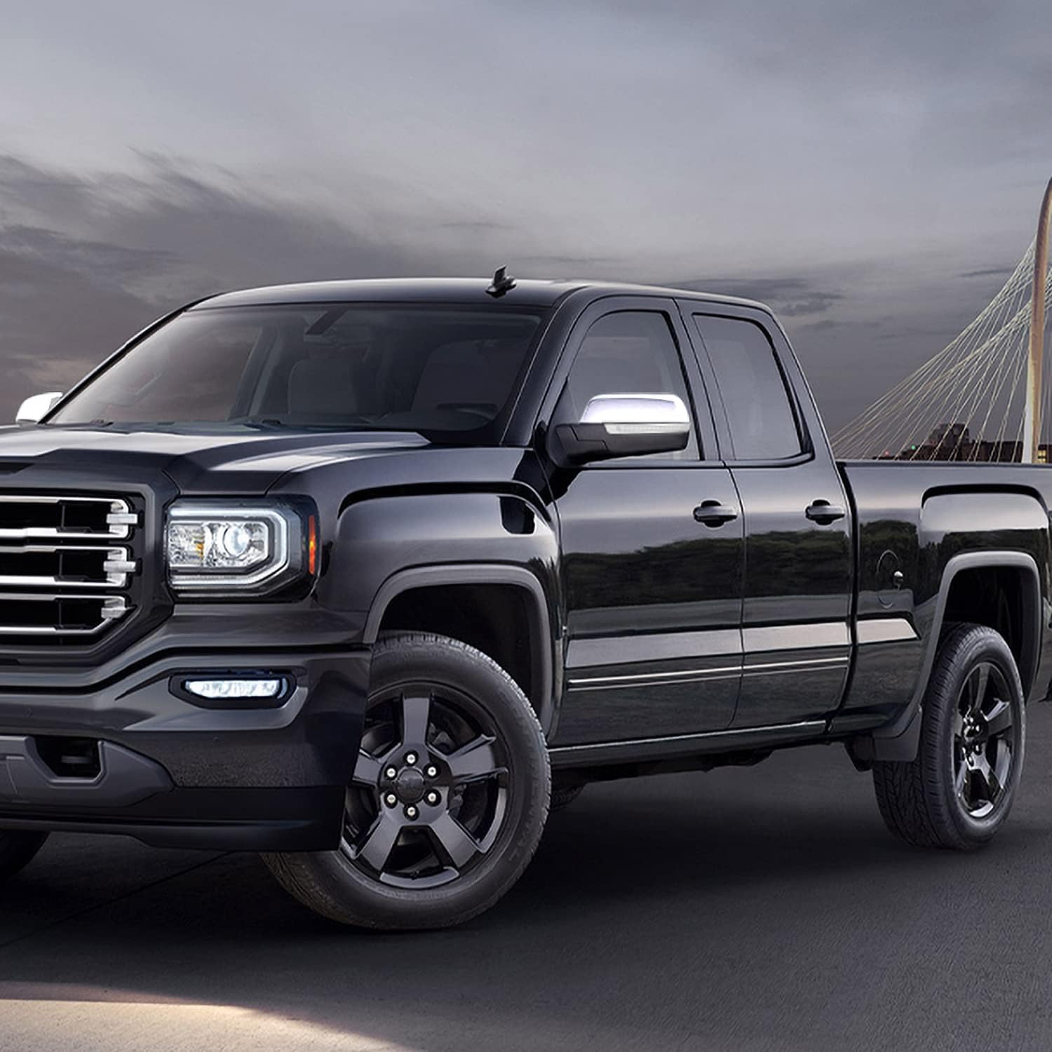 Spec-D Tuning Left Driver Side Chrome Power Folding Mirror w/LED Turn Signal Compatible with 2014-2018 Chevy Silverado, GMC Sierra