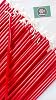 Petekoğlu Wax Candle Wish Candle Natural Honeycomb Thin Long Party Engagement Wedding Ritual Birthday Candle 15 Pieces Beeswax Candle (Red) [Energy Grade A+++]