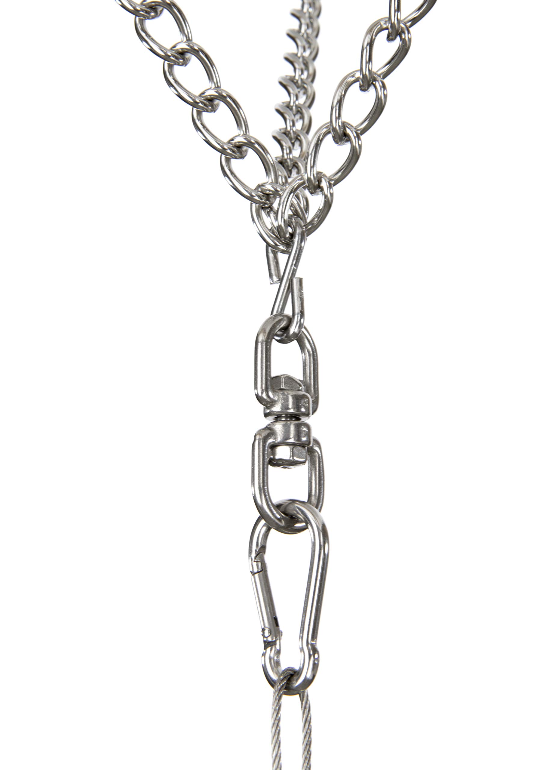 HeRo Set di catene in acciaio inox per griglia 50-60-70 cm