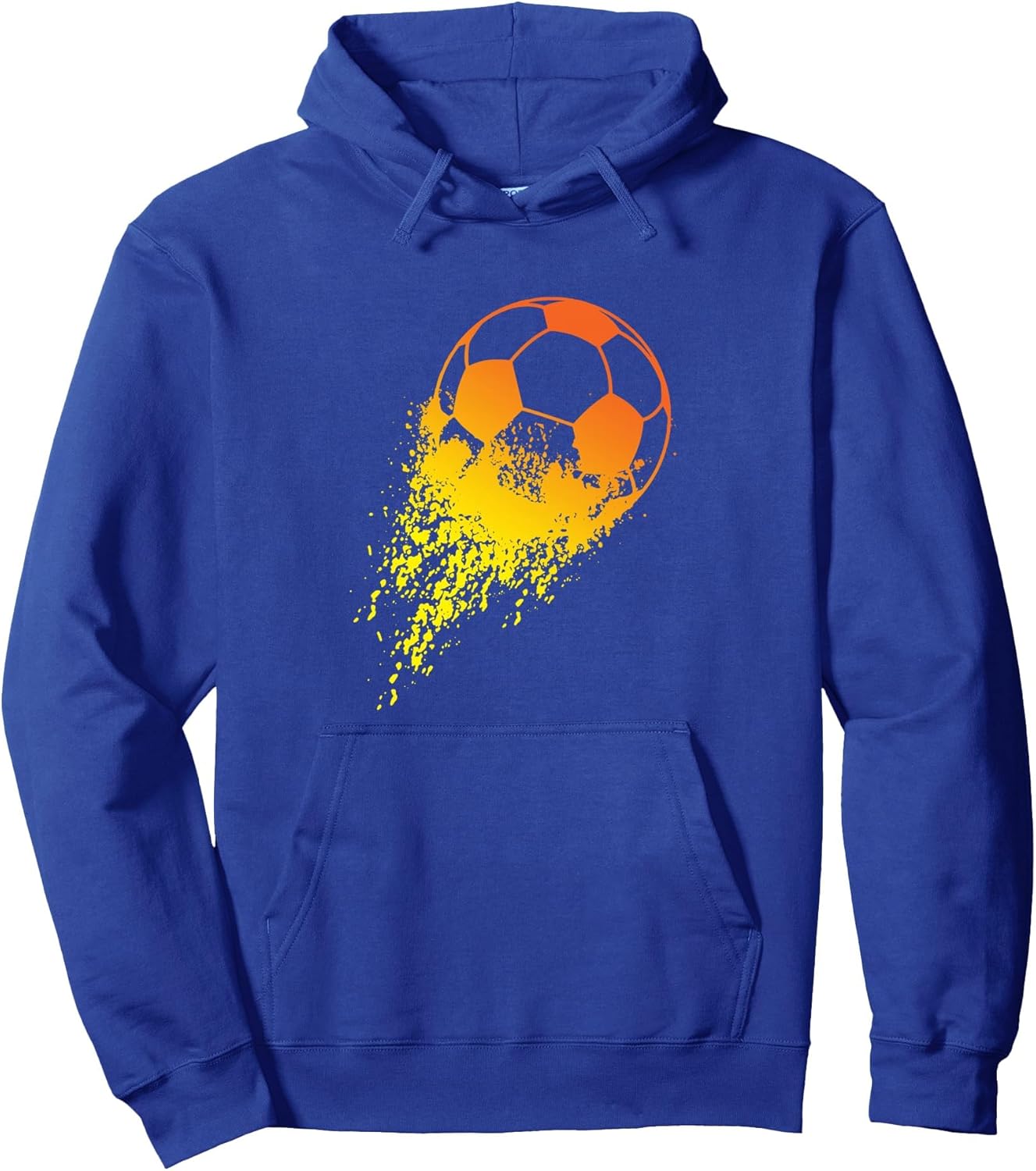 Soccer Player Sports Vintage Men Boys Soccer Pullover Hoodie