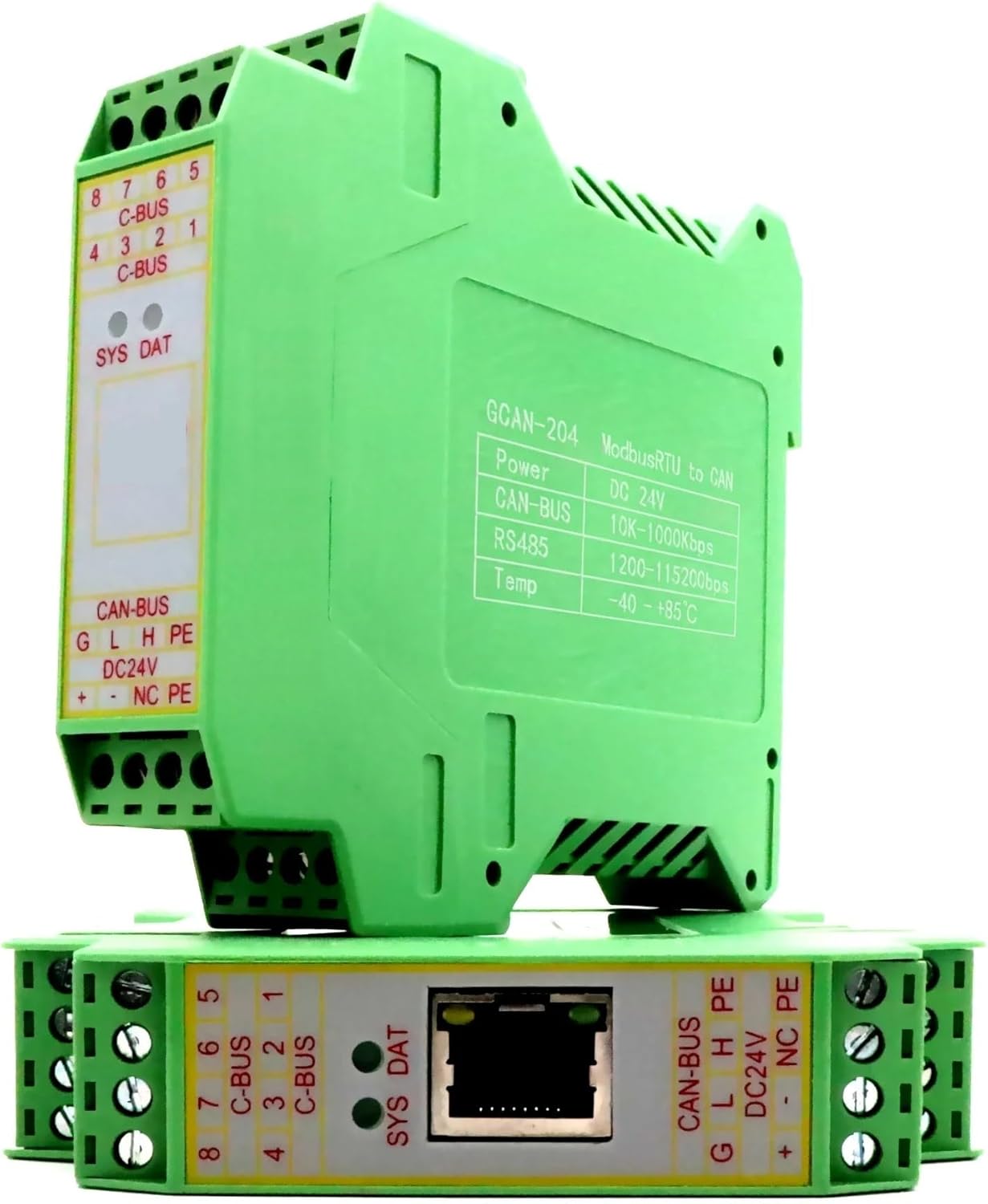 1pcs Modbus TCP to CAN Protocol Conversion Module Ethernet Serial Port to CANopen GCAN-205