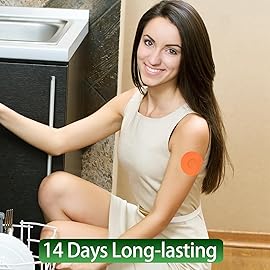 funpatch Waterproof Libre 3 Sensor Covers, 20Pack Freestyle Adhesive Patches for Libre 3 Flexible CGM Tape Hypoallergenic & Latex-Free 14 Days Long Stay No Glue in The Center, Multi-Colored