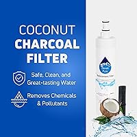 Vista 4 de Filtro de agua de repuesto para refrigerador Whirlpool ED5VHGXMB10, compatible con cartucho de filtro de agua para refrigerador Whirlpool 4396508