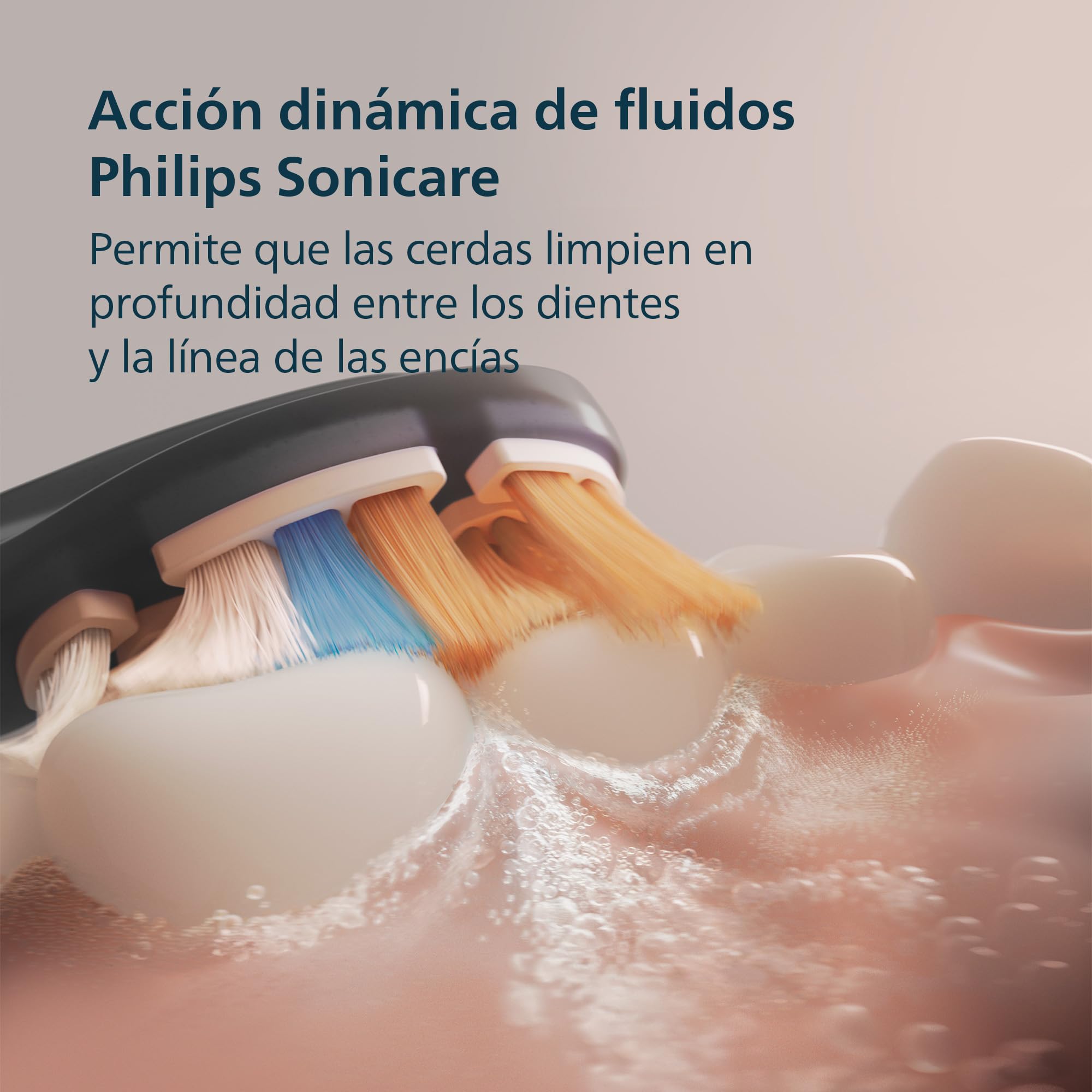 Philips Sonicare DiamondClean Smart 9400, cepillo dental eléctrico, sónico con aplicación, sensor de presión, detección de cabezal de cepillado, negro, modelo HX9917/89