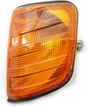Front Turn Signal Corner Light Lamp Compatible With Mercedes-Benz W124 1985 1986 1987 1988 1989 1990 1991 1992 1992 1993 1994Left Yellow