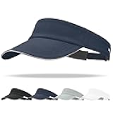 Women's Adjustable Fit Runners Lightweight Comfort Performance Visor, Sports Sun Visor One Size Fits Most