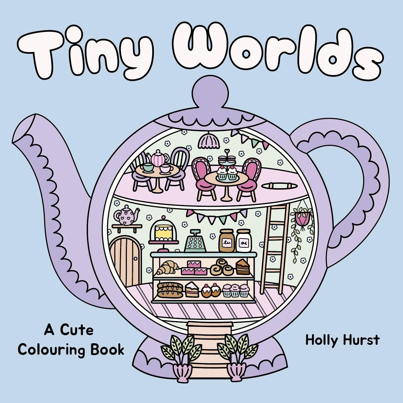 Tiny Worlds Cute Colouring Book (Cosy Colouring)