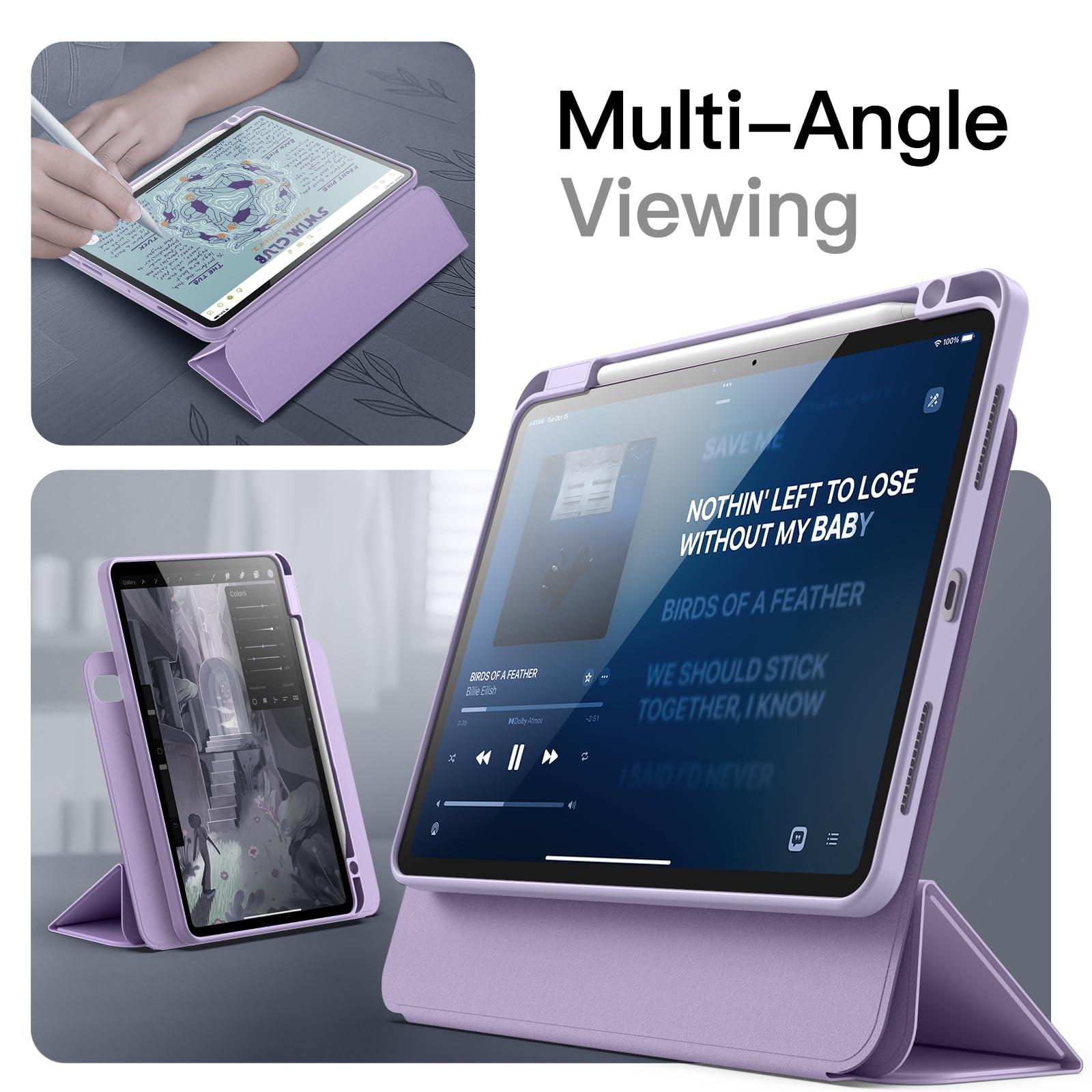 Amazon.com: JETech Magnetic Detachable Case for iPad Air 11-Inch