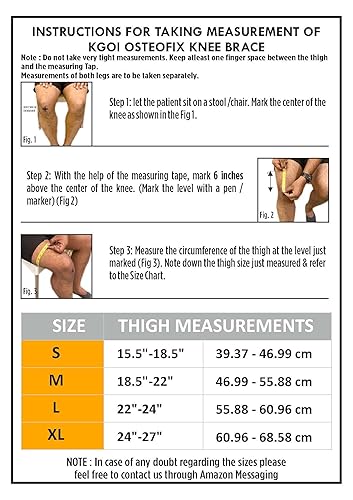 Miniatura 4 de KGOI Osteofix Rodillera  Rodillera para OA, Osteoartritis, descarga, dolor de artritis y soporte de rodilla  Ideal para hombres y mujeres  (L, gris)