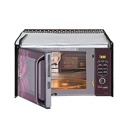 Lithara Printed Waterproof Microwave Oven Cover for LG 32 litre MJ3286BRUS | Sams28 (Multicolor)