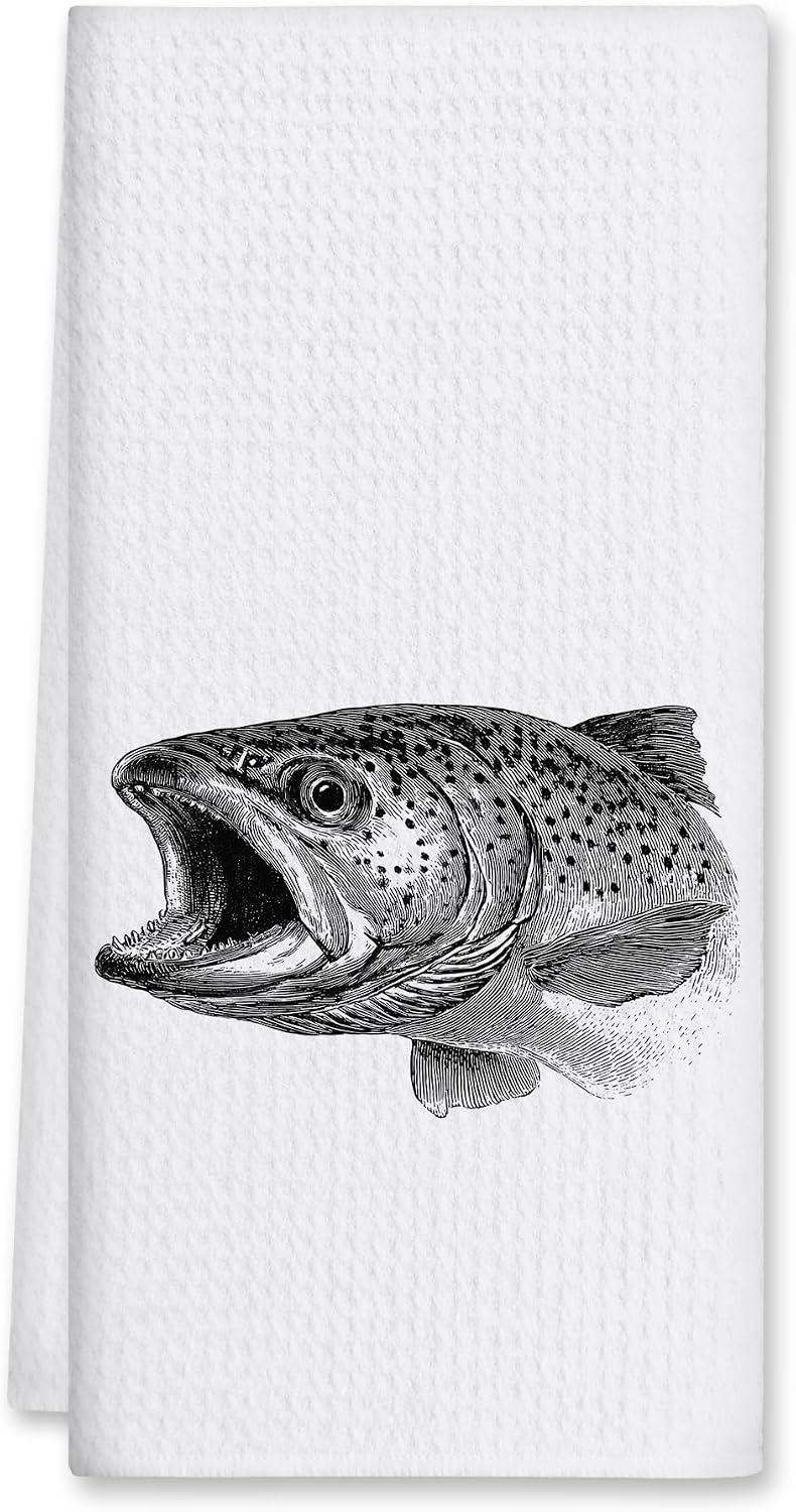 Coastal Beach Octopus Kitchen Towels, 16x24 Inches Set of 2