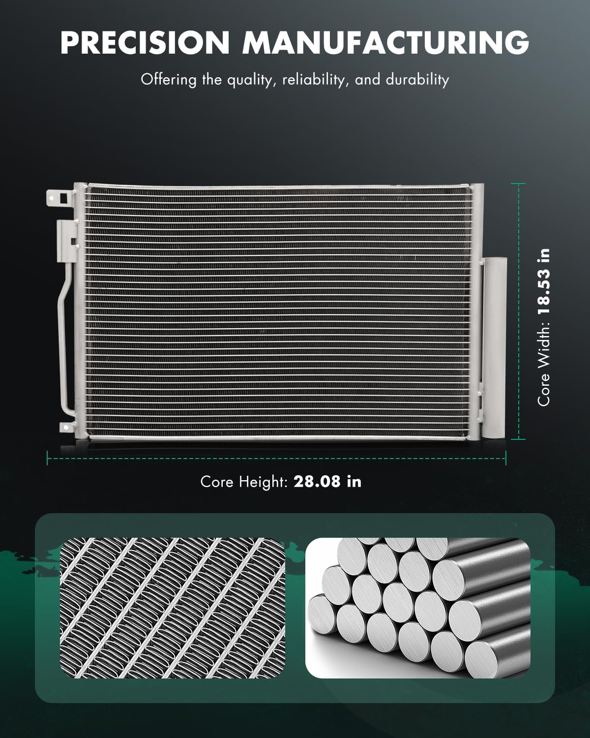 SCITOO Condenser Air Conditioning Compatible with Chevrolet Sonic 2012-2018 L4 1.8L