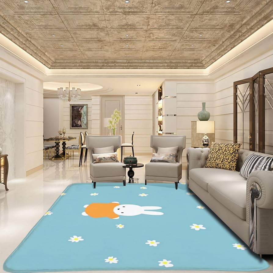 Amazon｜カーペット ミッフィー ラグ ラグマット 148×200cm 絨毯