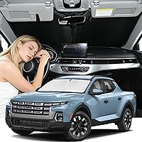 Vista 62 de Parasol de 4 capas para parabrisas, ajuste personalizado, tela 240T, parasol retráctil que bloquea los rayos ultravioletas, accesorios para automóvil