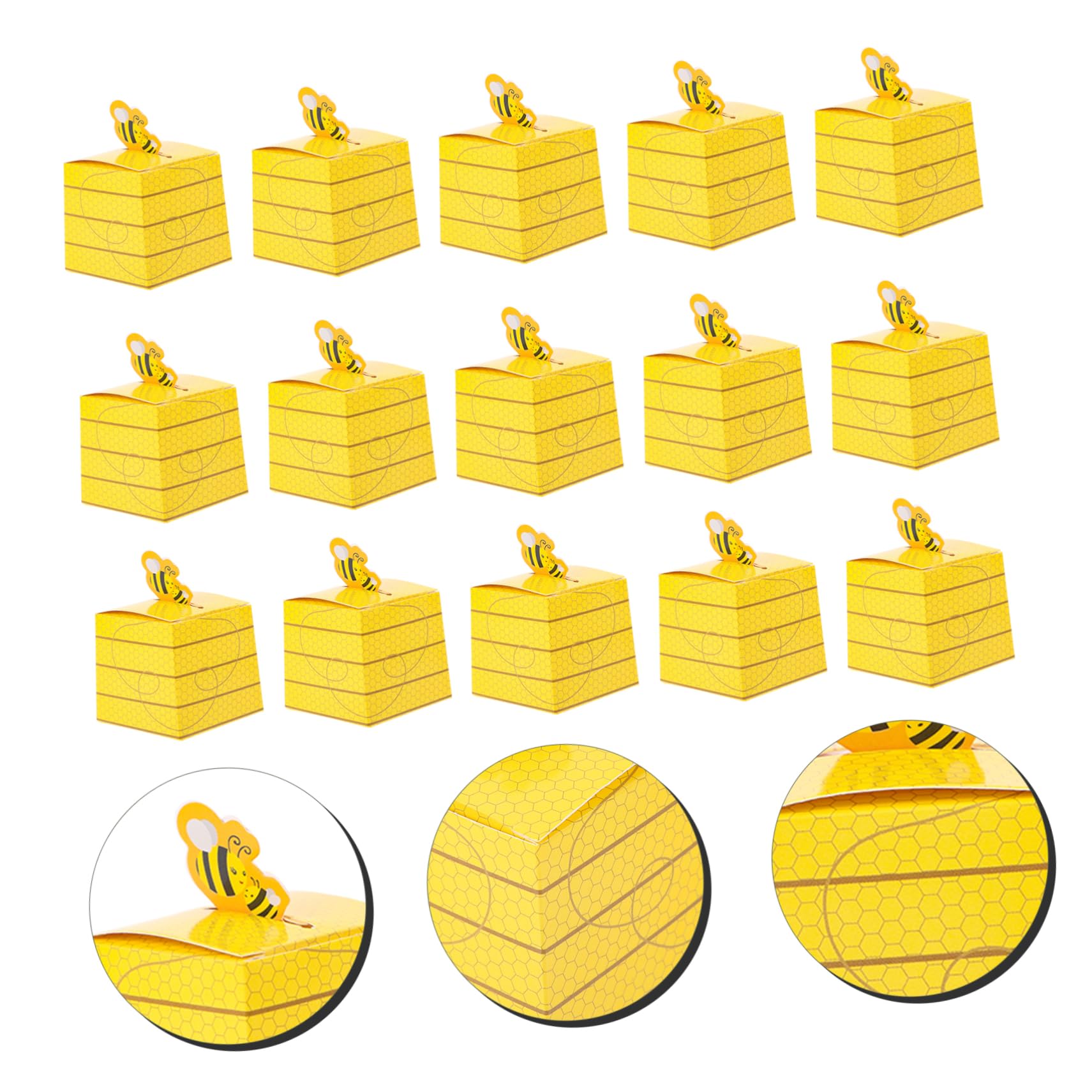 Ipetboom 4pezzi Scatole Per in Confezione Per e Decorazioni Compleanno Design Dolci e Snack