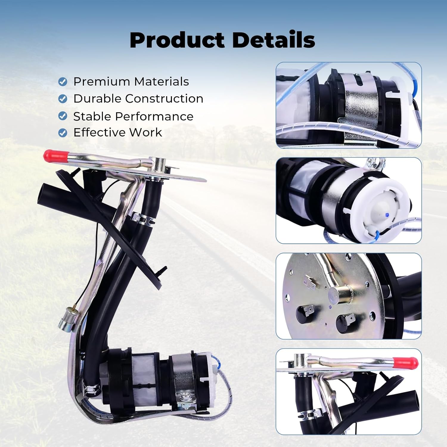 16700-MAF-000 Fuel Pump Assembly Compatible with Honda GL1500 Goldwing 1988-2000